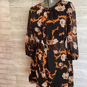 Eva Mendez new York & Co womens flowery dress